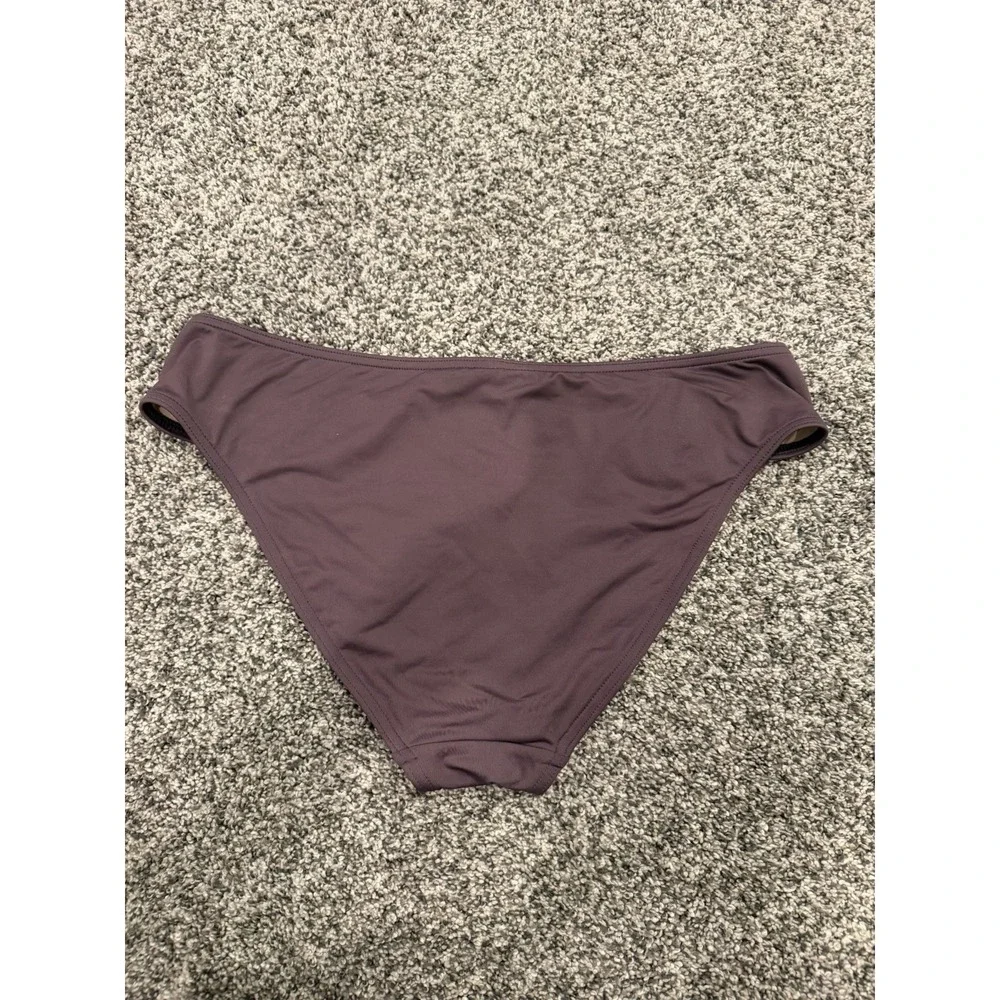 Vintage Y2K Victorias Secret Bikini Set Size Large Gold Hardware Eggplant Purple